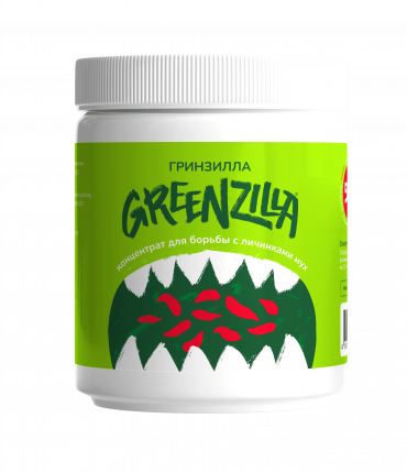 Гринзилла Greenzilla концентрат для борьбы с личинками мух 50%  250 гр