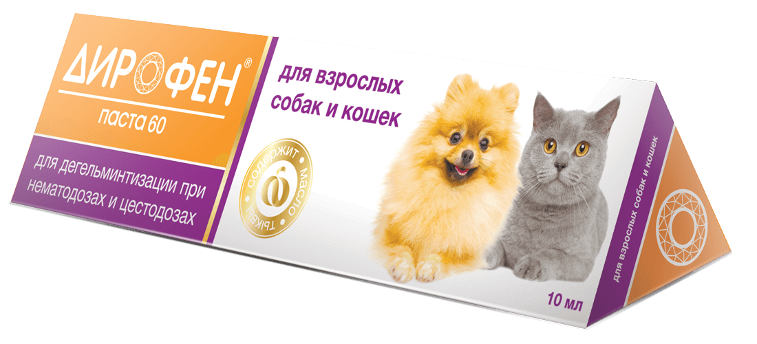 Дирофен Паста 60 для кошек и собак