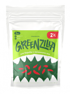 Гринзилла Greenzilla для борьбы с личинками мух 2%  5 кг